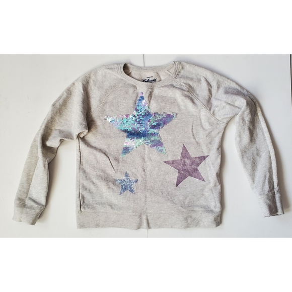J. Crew Girls Star-Studded Sweatshirt - Picture 1 of 6